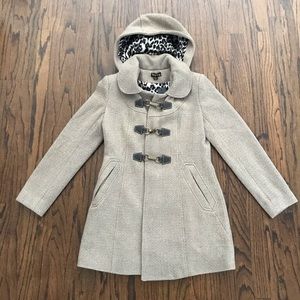 NWT Bluejuice Grey Hooded Coat
